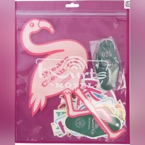 Kurt Geiger Motel Pack Souvenirs Flamingo Key Ring Stickers Etc New